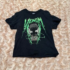 Marvel Black Venom Graphic Baby Tee T-Shirt
